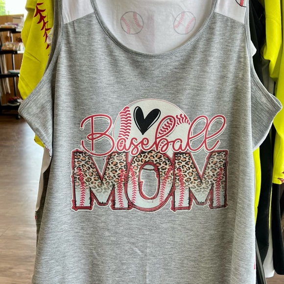 Graphic baseball tank, top size large - Picture 1 of 2